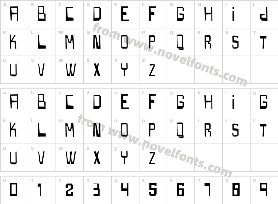 BoxspringCharacter Map