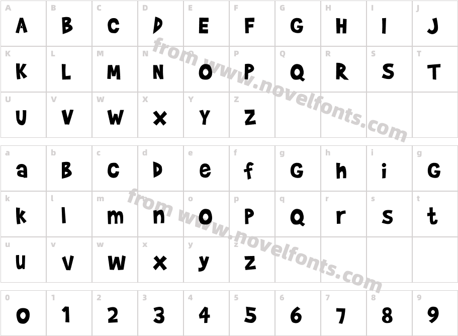 Brady BunchCharacter Map