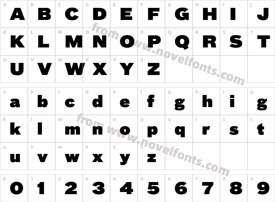 BauLF-SuperCharacter Map