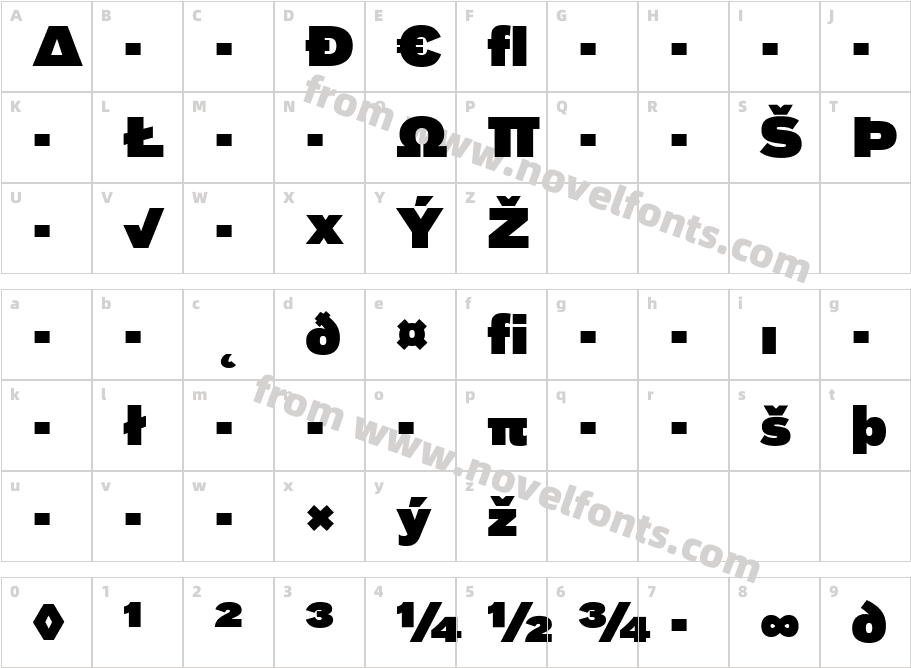 BauLF-SuperExpertCharacter Map