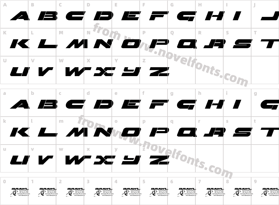 BrawlCharacter Map