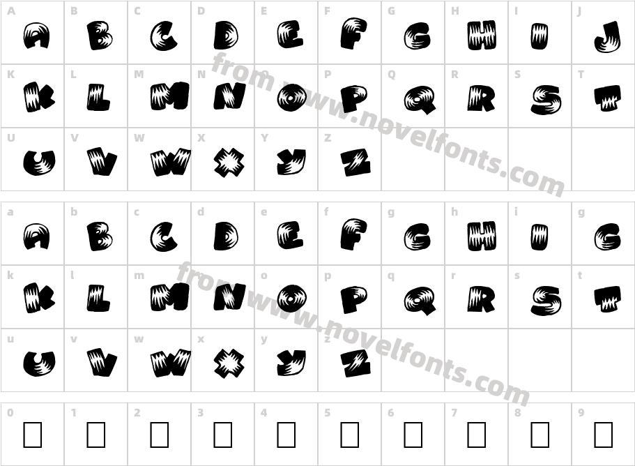 Brightoon PlainCharacter Map