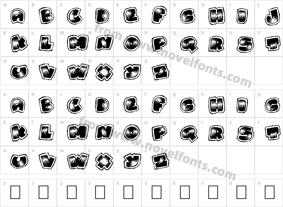 BrightoonCharacter Map