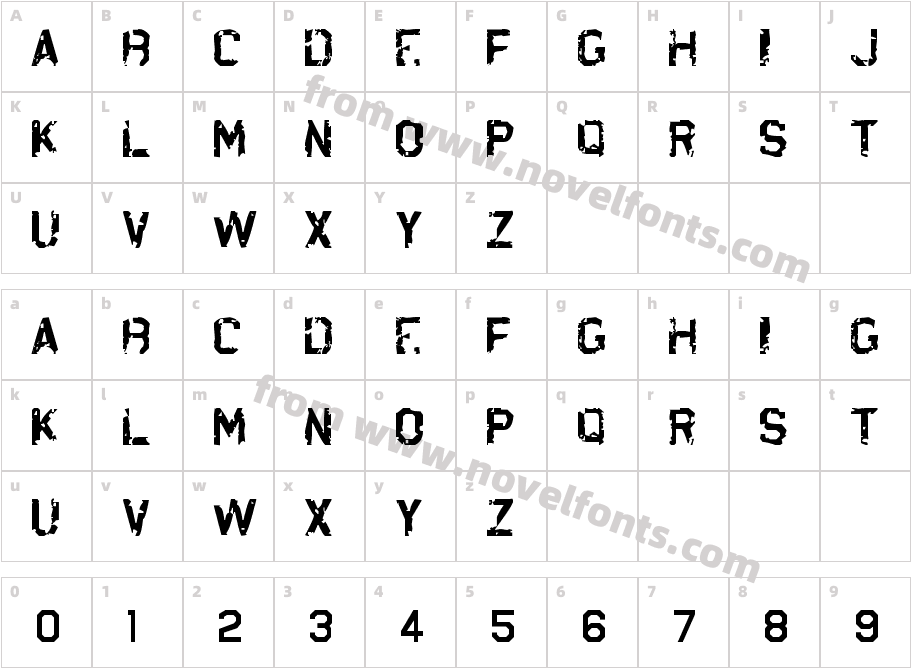 Brrb Rloadt.Character Map