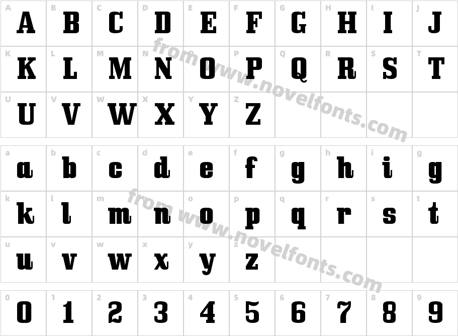 BullpenCharacter Map