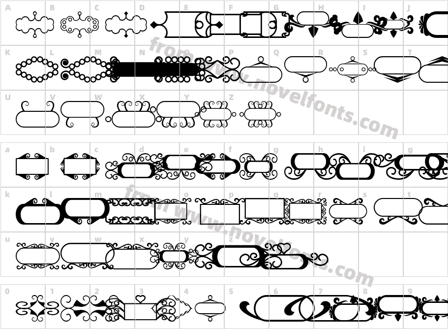 Buttonnieres4Character Map