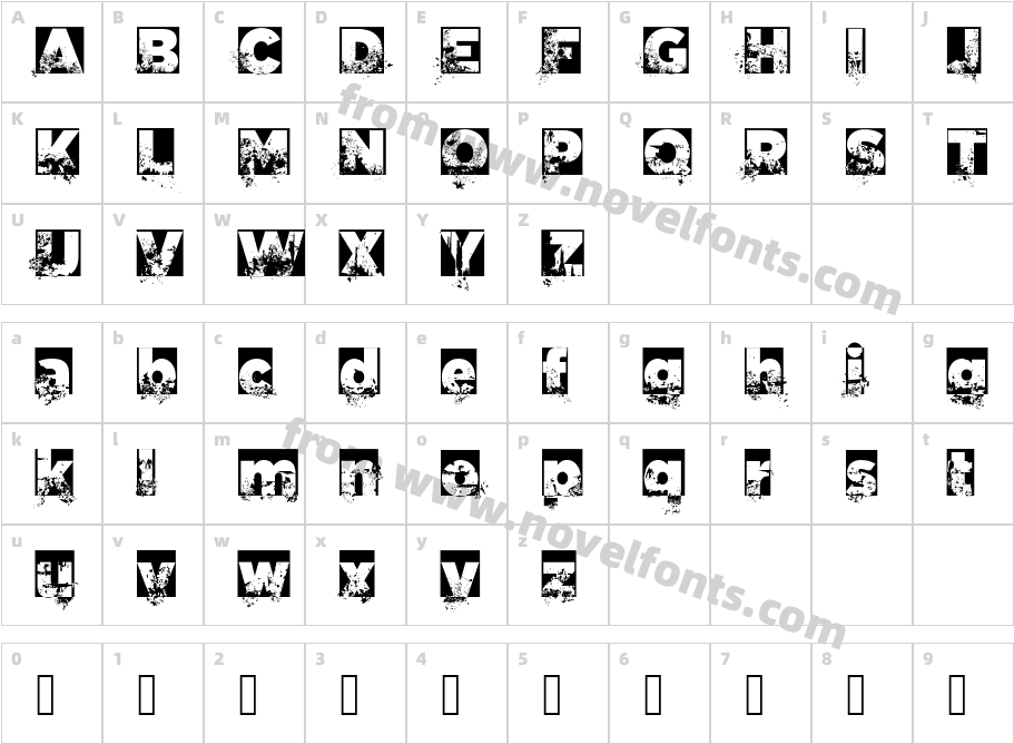 C.A. GarrutasCharacter Map