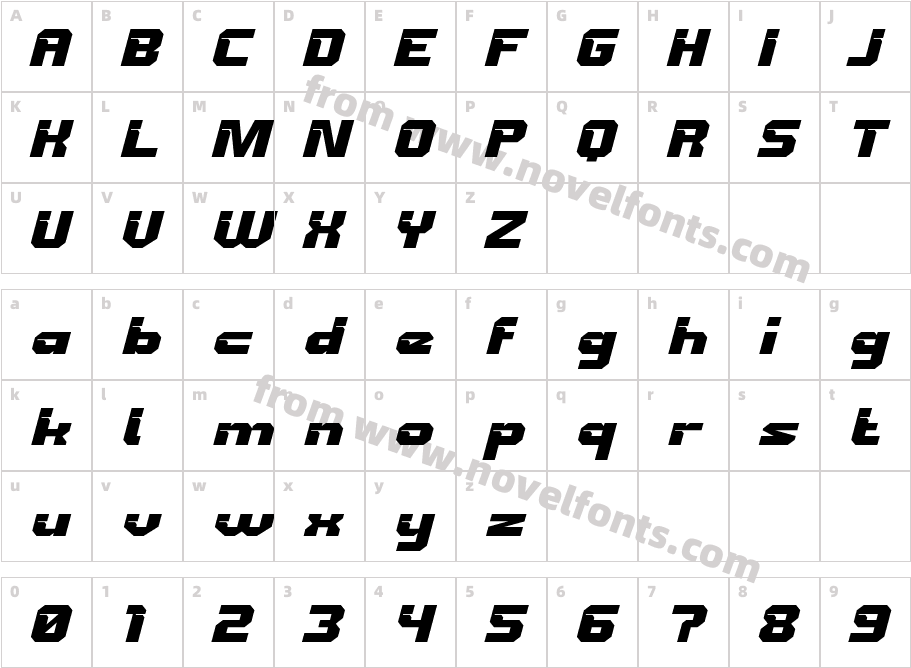 CHASER RegularCharacter Map