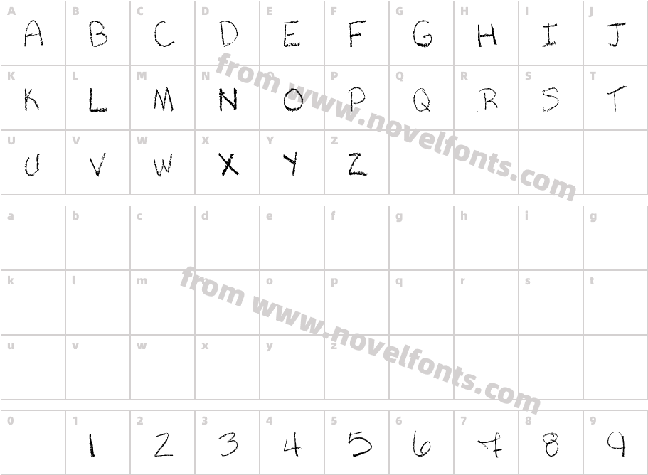 CRAY_ANCharacter Map