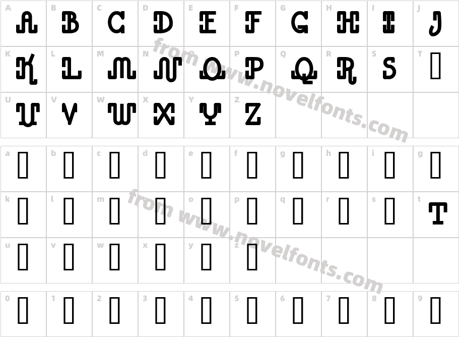 Cae SarCharacter Map