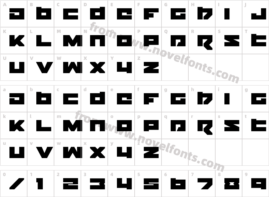 CakeCharacter Map