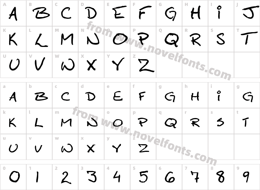 CallahanCharacter Map