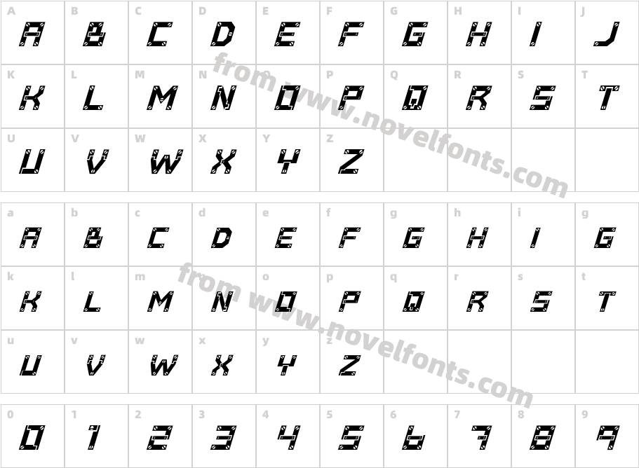 BaumarktCharacter Map