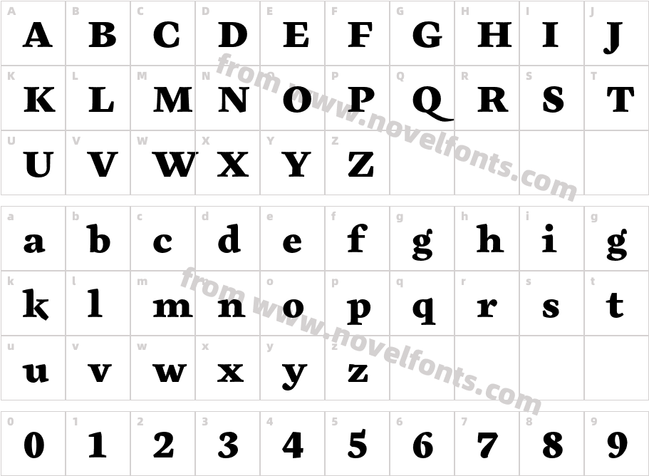 CardeaOT Black LiningCharacter Map