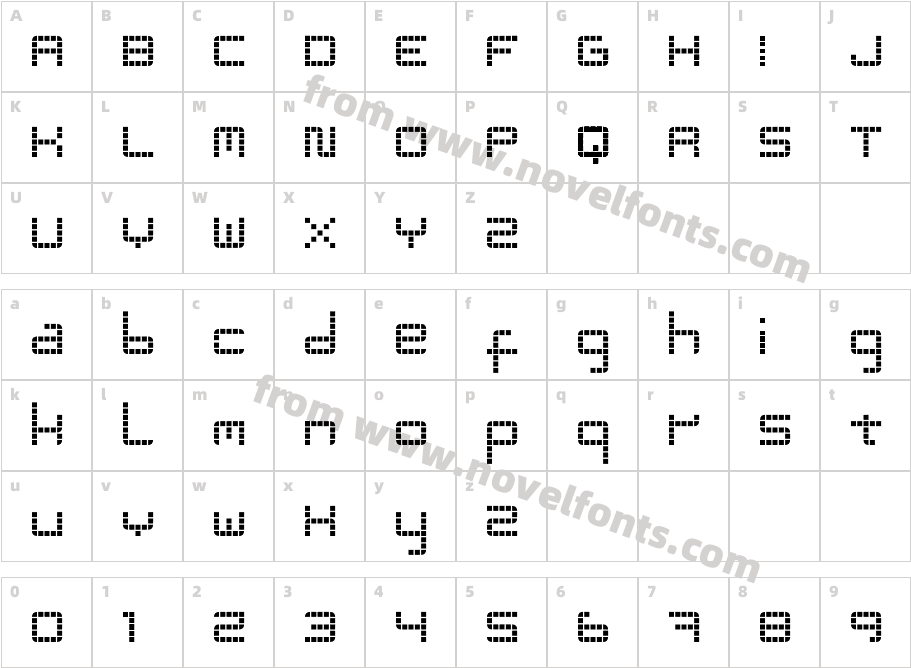 3tCharacter Map