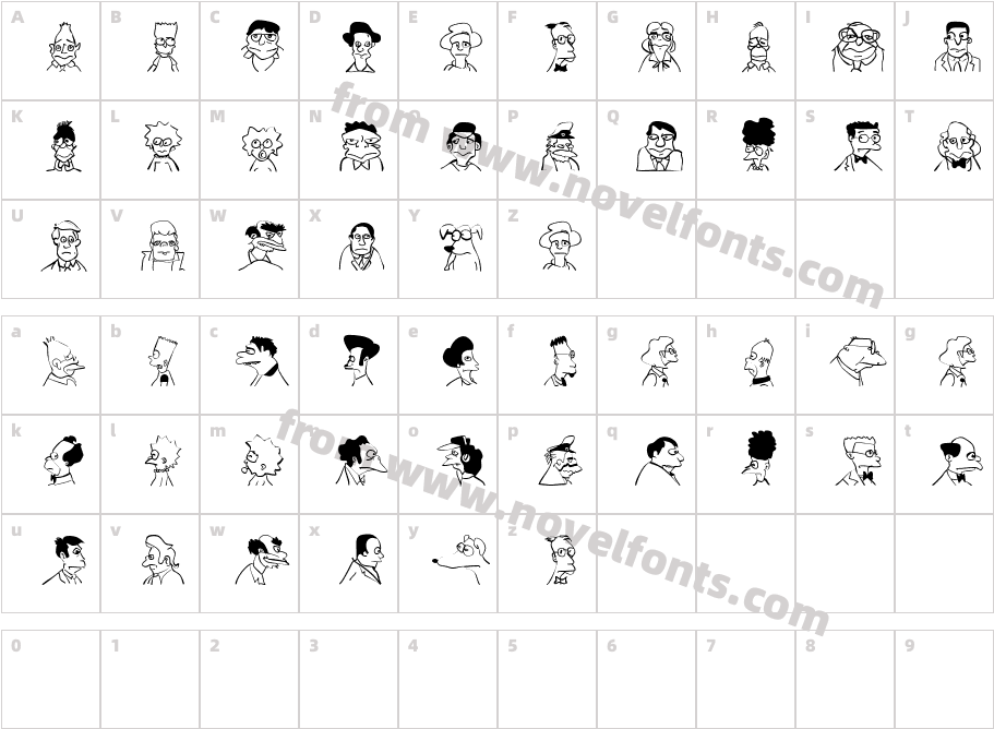 Carne ValeCharacter Map