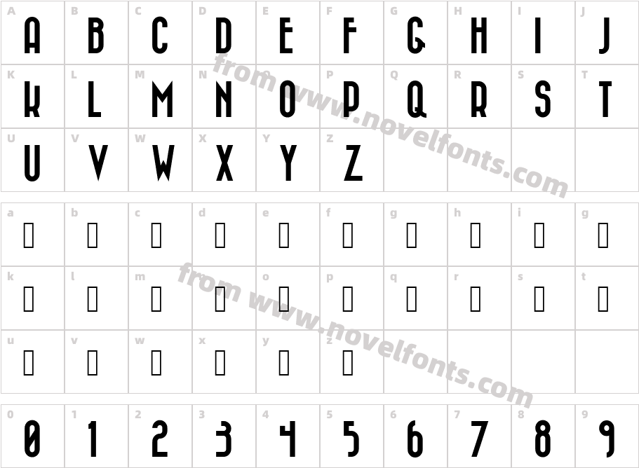 BazarCharacter Map