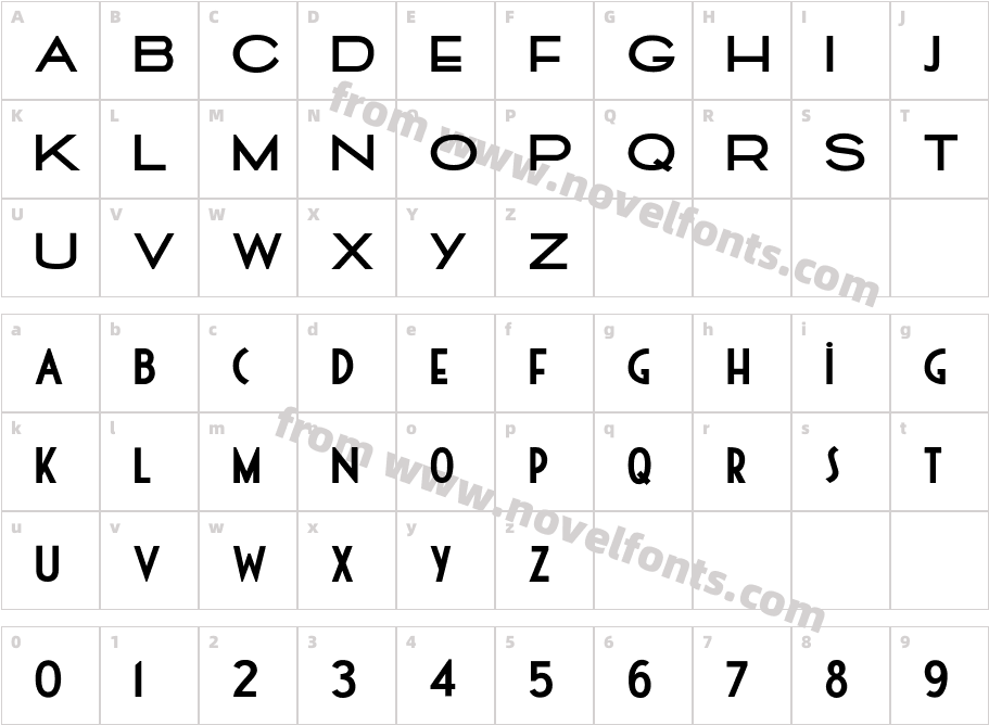 Cassandra Bold PDFCharacter Map