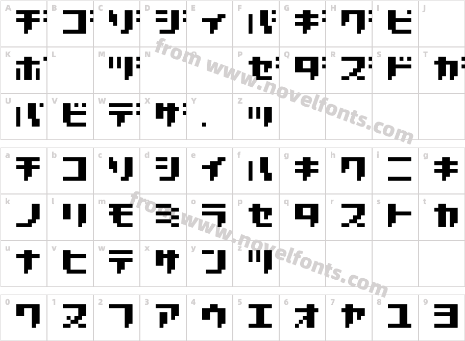 Bc.BMP07_KCharacter Map