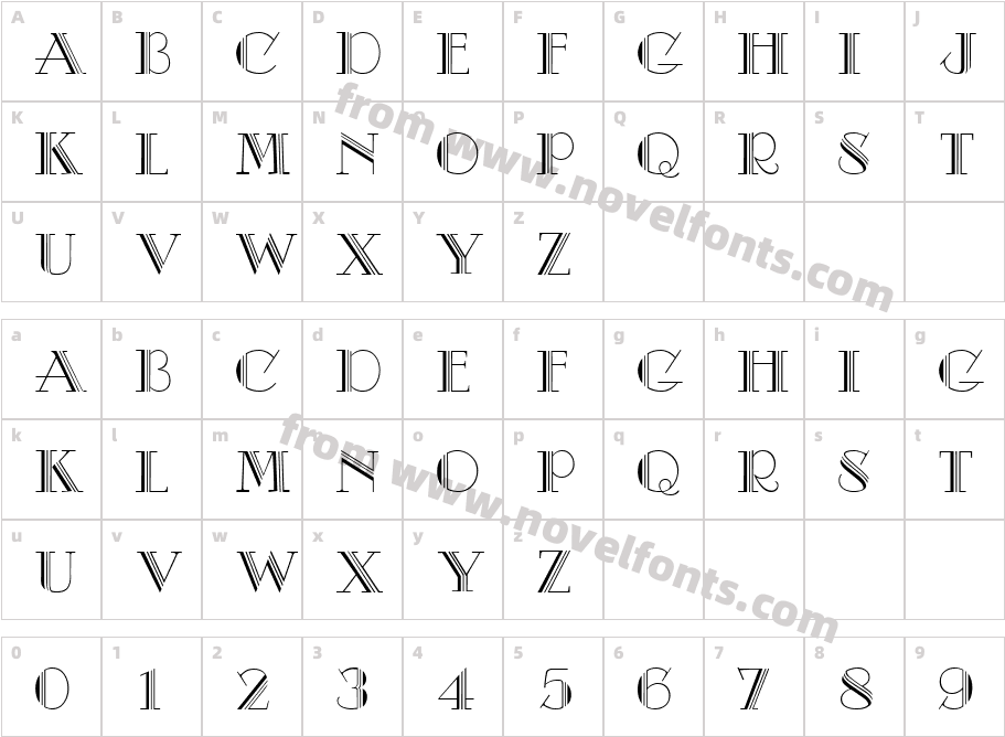 Chic NormalCharacter Map