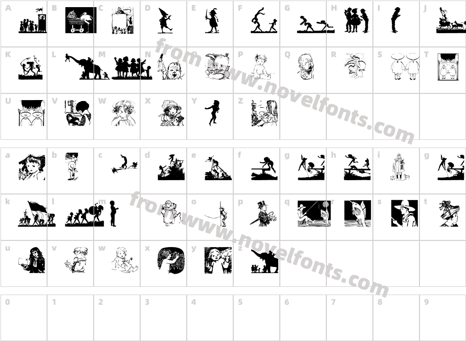 ChildrenCharacter Map