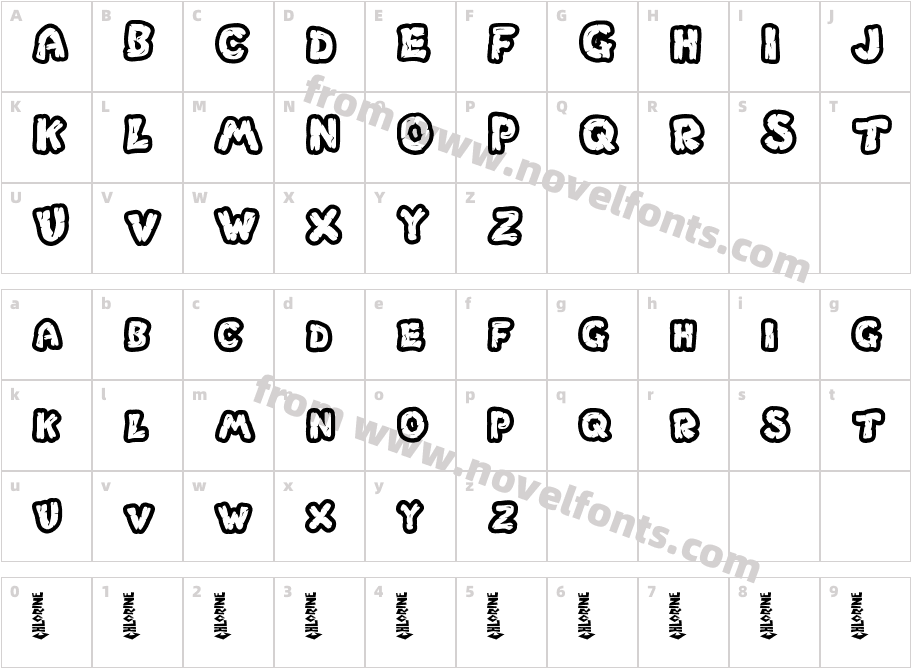 ChlorinarCharacter Map