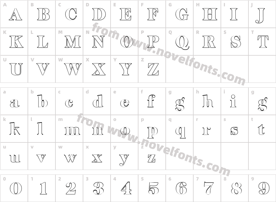 Chris Becker Outline BlackCharacter Map