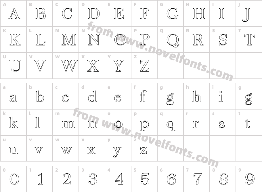 Chris Becker Outline LightCharacter Map