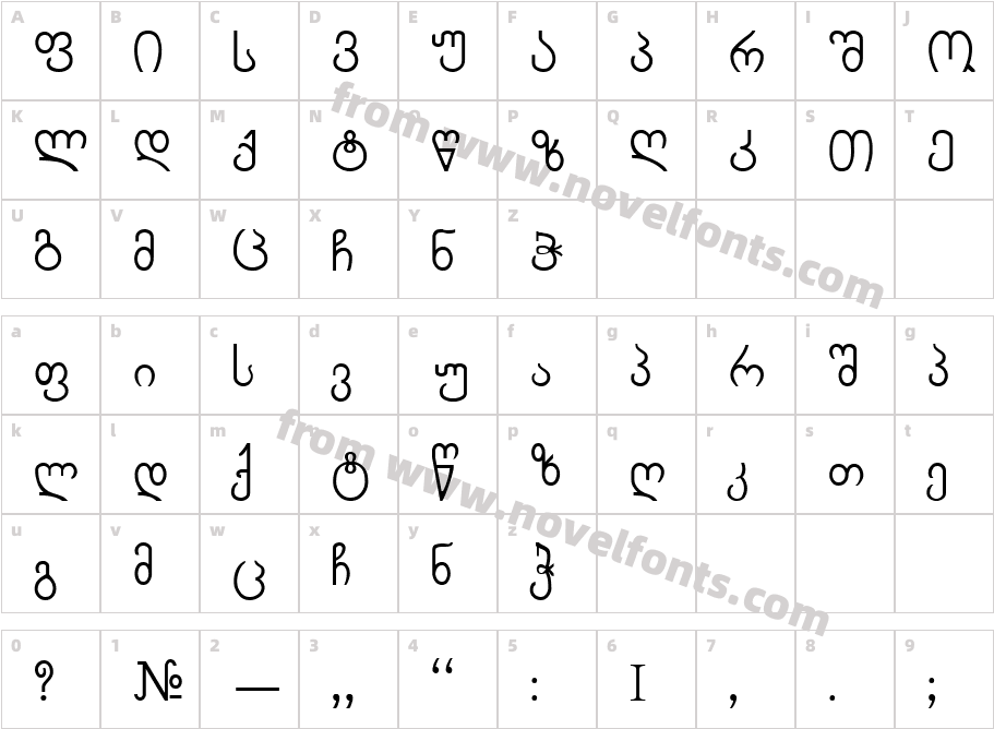 Chveulebrivi From GSHCharacter Map