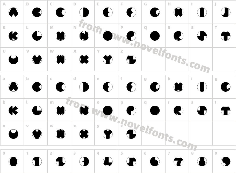 CircledCharacter Map