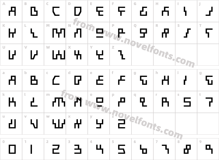 Beam RiderCharacter Map