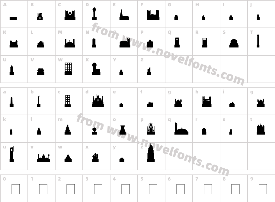 CityscapeCharacter Map