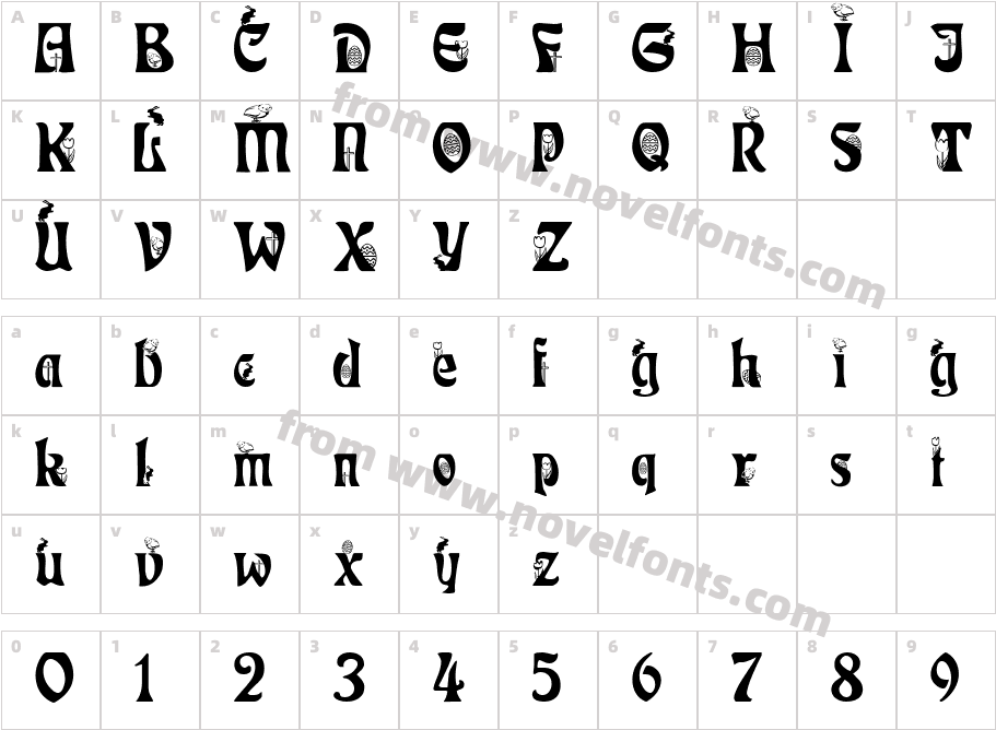 ClbEasterCharacter Map