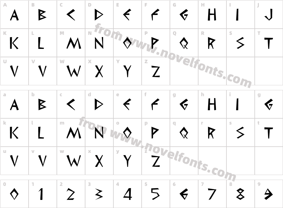 CleopatraCharacter Map