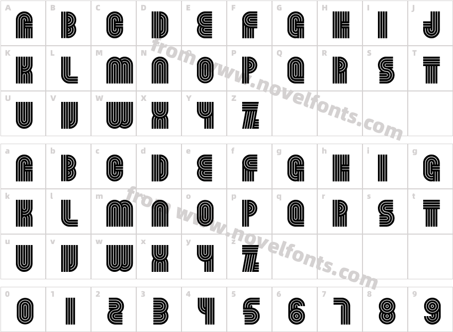 BeamieCharacter Map