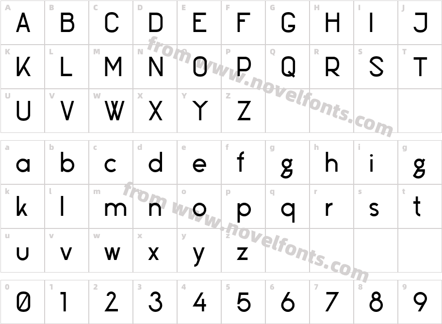 Coconut Express 01Character Map