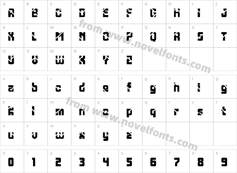 Communication breakdown RegularCharacter Map