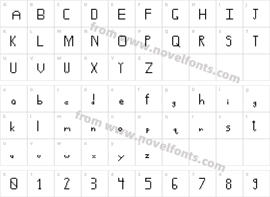 Comp Simple RegularCharacter Map