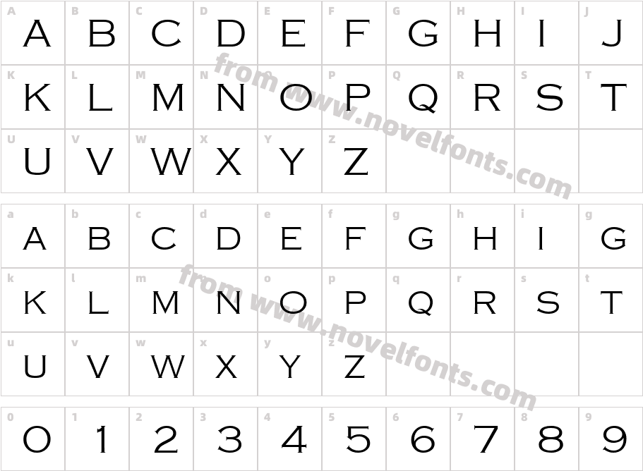 Conga NormalCharacter Map