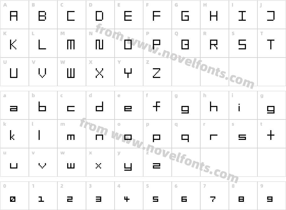 Connection RegularCharacter Map