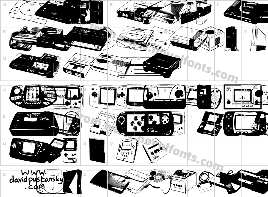 Console Wars Console YourselfCharacter Map