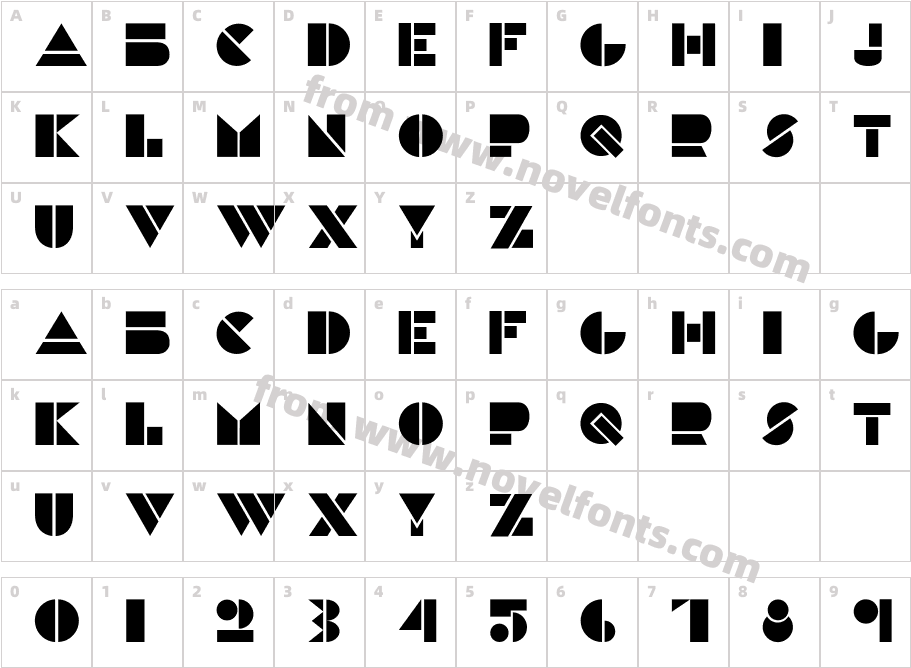 Constructivist LineCharacter Map