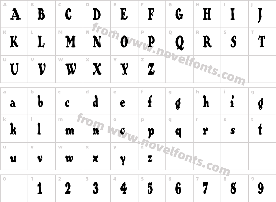 ContrabandCharacter Map