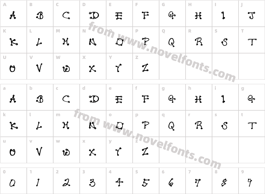 Cookie SheetCharacter Map