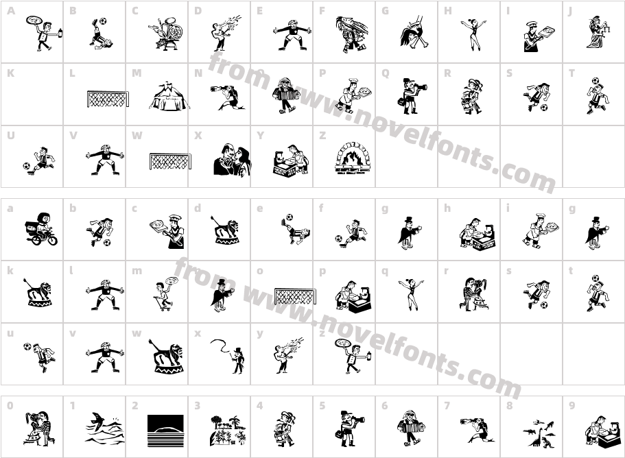 Cordel Xilo MambembeCharacter Map