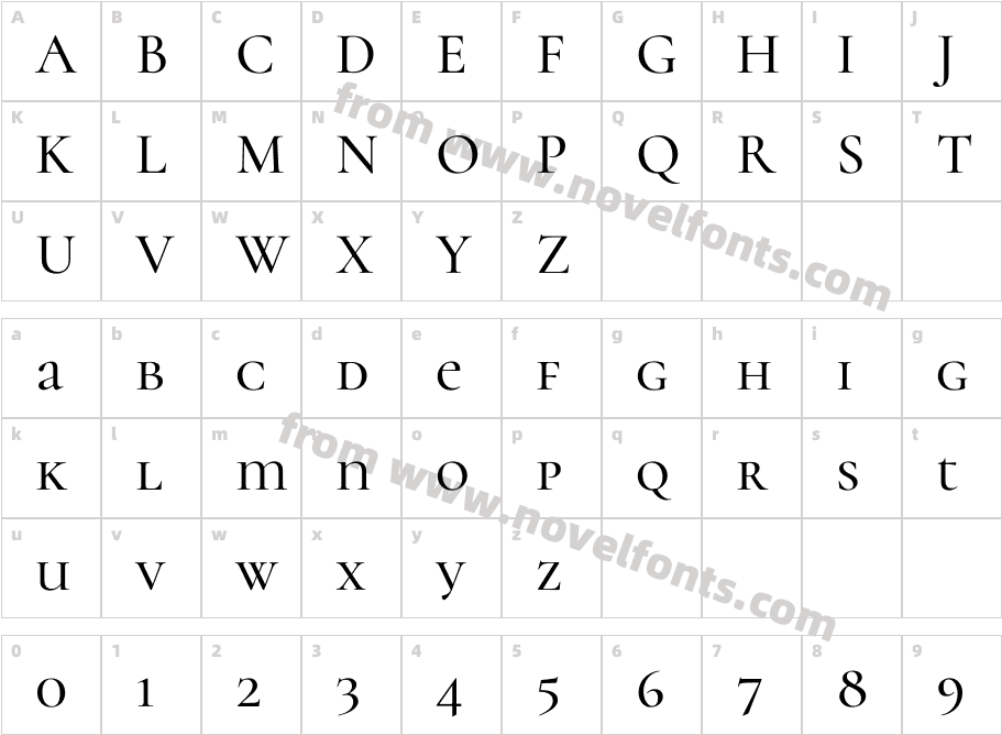 Cormorant Unicase MediumCharacter Map