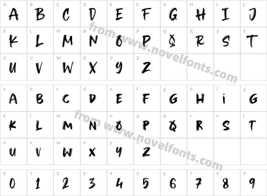 Beat DropCharacter Map