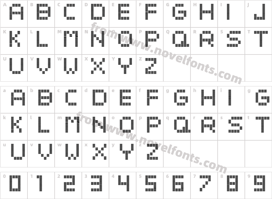 Beato-ExtraBoldHeadlineCharacter Map