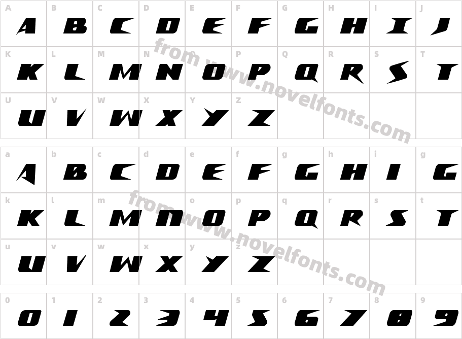 Crime Syndicate CondensedCharacter Map