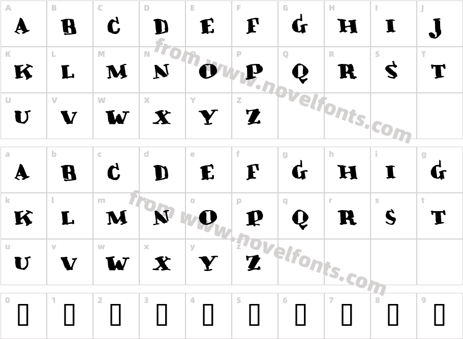 CrunkyCharacter Map